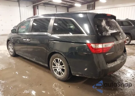 2011 Honda Odyssey Ex-L from USA, damaged, VIN 5FNRL5H62BB043960